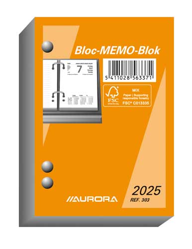 Agenda Aurora Memoblok, 2026