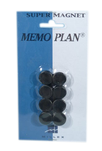 Magneet Memoplan, rond
