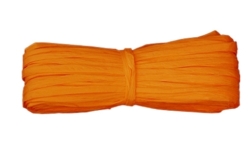 Lint raffia, oranje, gebundeld, 30 m, 1 stuk(s)