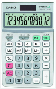 Rekenmachine CASIO JF-120ECO