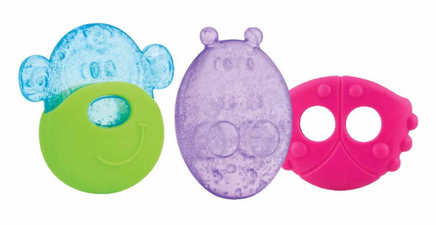Ijsbijtring Nuby Ice gel with removable cover