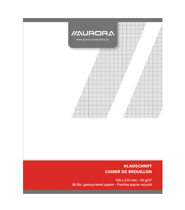 Schrift Aurora, kladschrift, A5