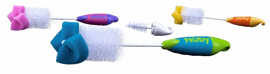 Flessenborstel Nuby Bottle & nipple brush