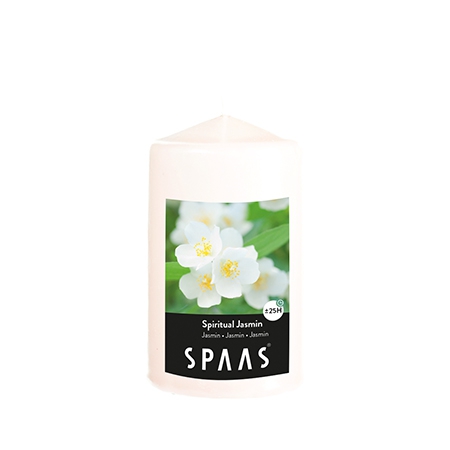 Kaars Spaas, stompkaars/geurkaars, Spiritual Jasmin
