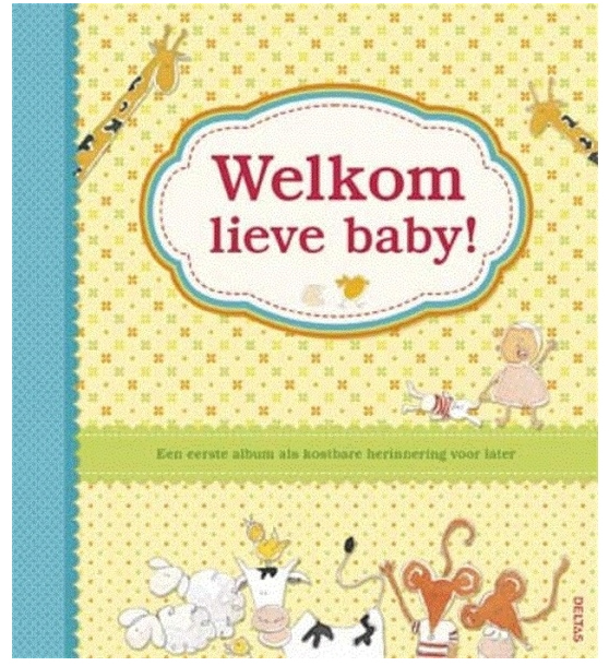 Boek DELTAS Welkom lieve baby!, invulboek