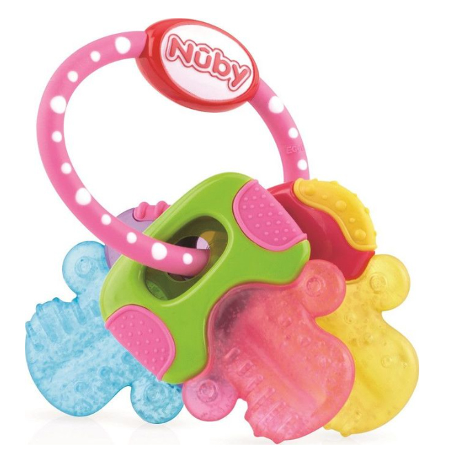 Ijsbijtring Nuby IcyBite teether keys