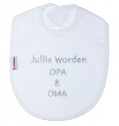 Slabbetje PetitVillain Jullie worden opa