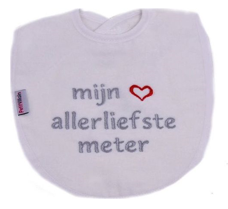 Slabbetje PetitVillain Allerliefste meter