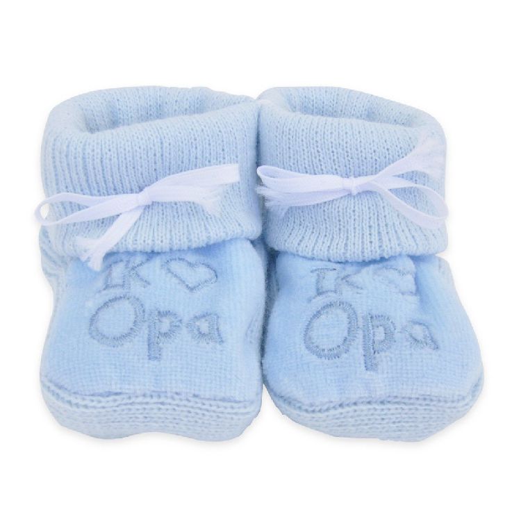 Kousen PetitVillain Slofjes ik hou van oma en opa, met omslag