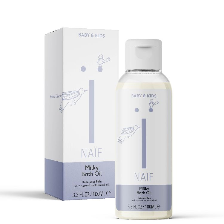 Olie Naif Milky bath oil | Baby & Kids