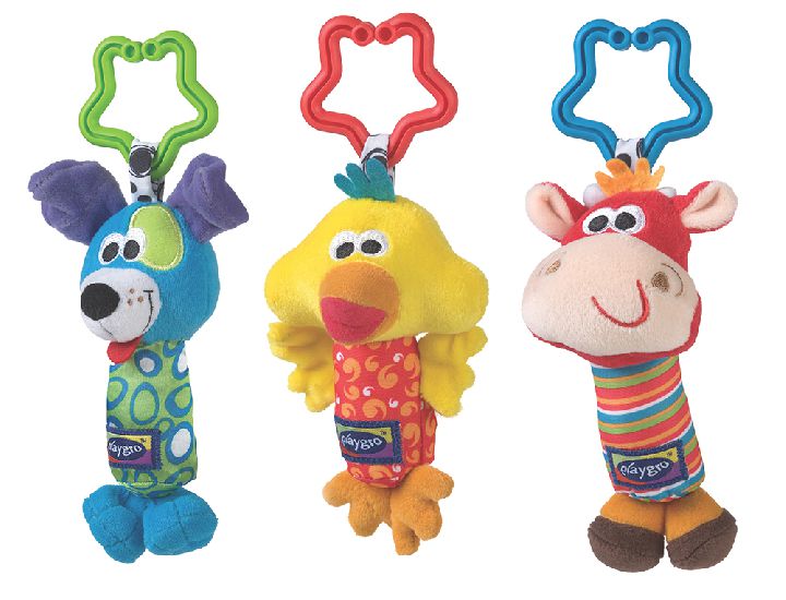 Speelgoed voor de maxi-cosi PLAYGRO Tinkle Trio | Soft