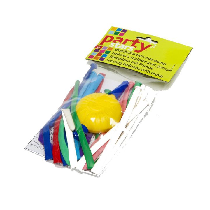 Ballon Plooiballen met pomp | Party Stars 