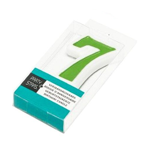 Feestartikelen Number 7 kaars | Party Stars