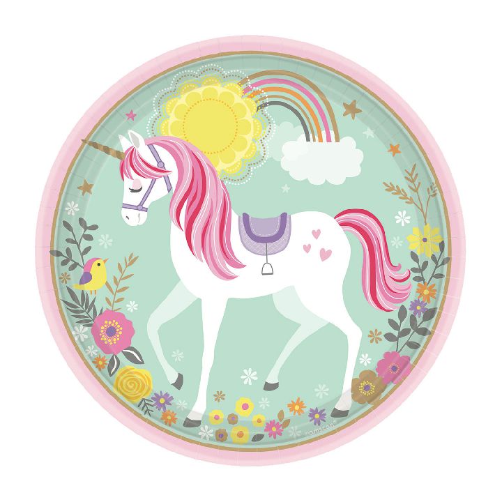 Feestartikelen AMSCAN, bord | Magical Unicorn