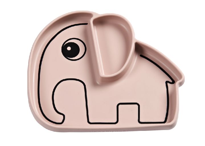 Bord Done by Deer Elphee, plat bord | Silicone Stick & Stay Snack Plate