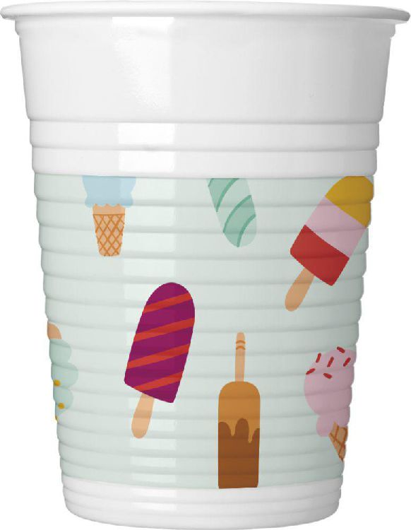 Feestartikelen PROCOS, drinkbeker | Ice Cream Passion
