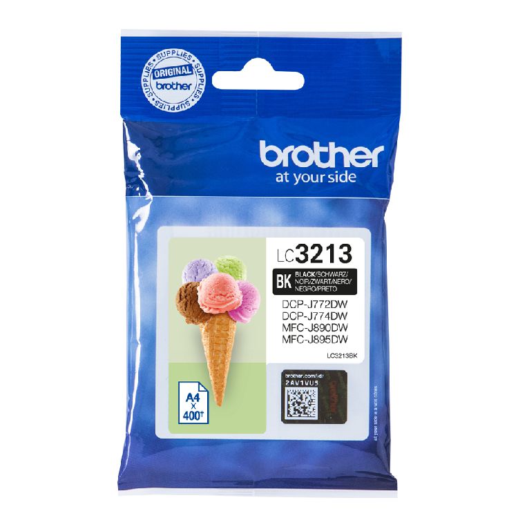 Cartridge BROTHER LC3213BK Black