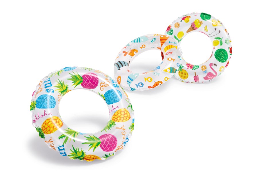 Zwemband/vlot Intex Lively Print Swim Rings