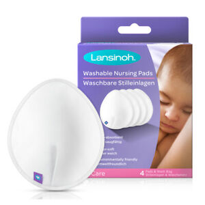 Borstcompres Lansinoh Washable Nursing Pads, 4 stuks