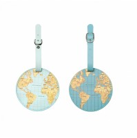 Bagagelabel Kikkerland, World Traveler Luggage tag | Travel