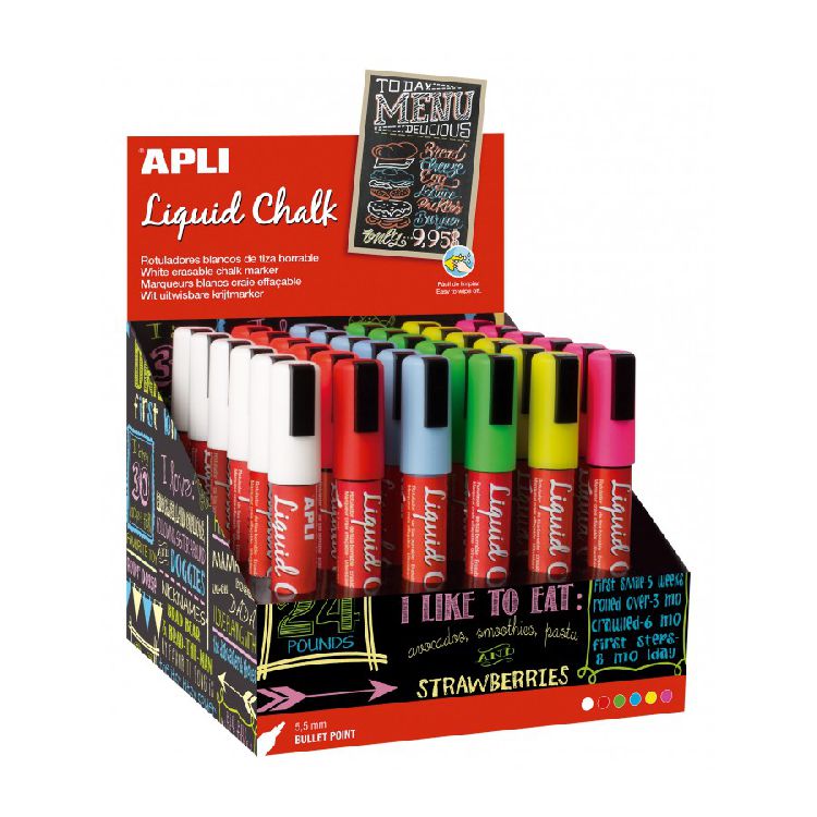 Stift Apli Liquid Chalk Bullet, krijtstift