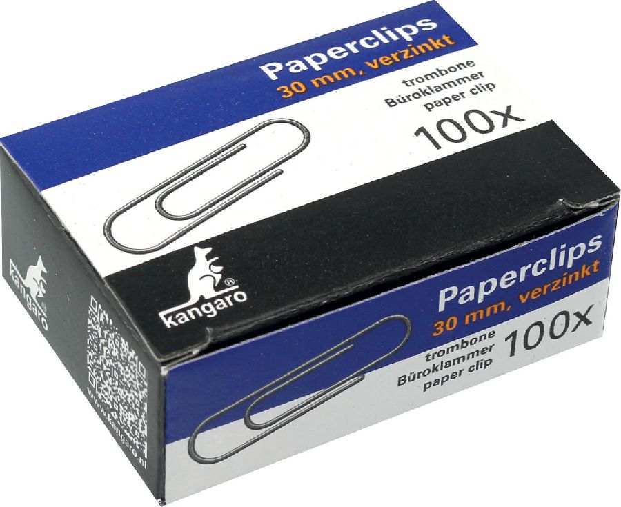 Papierklem KANGARO paperclips 50mm, paperclip
