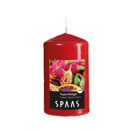 Kaars Spaas, stompkaars/geurkaars, Tropical Delight