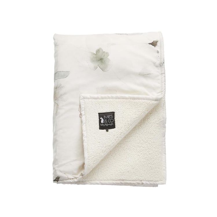 Deken Mies & Co Soft Teddy, geschikt voor wieg/draagmand/park | Forever Flower