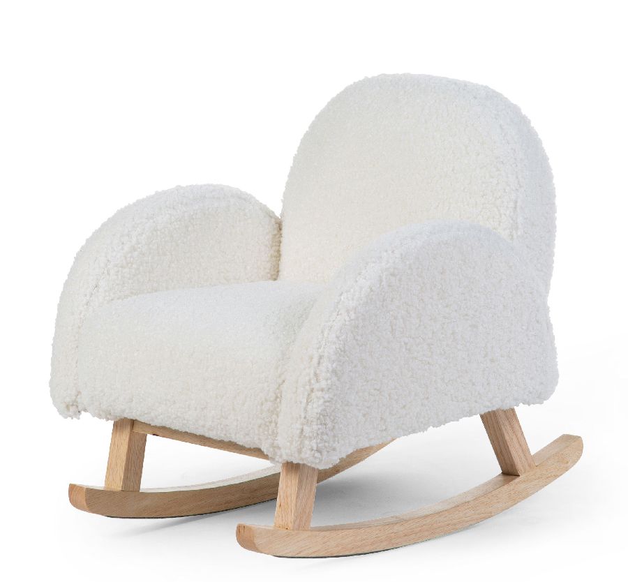 Kinderzetel Childhome, Rocking Kids Chair Teddy, schommelstoel | Teddy offwhite