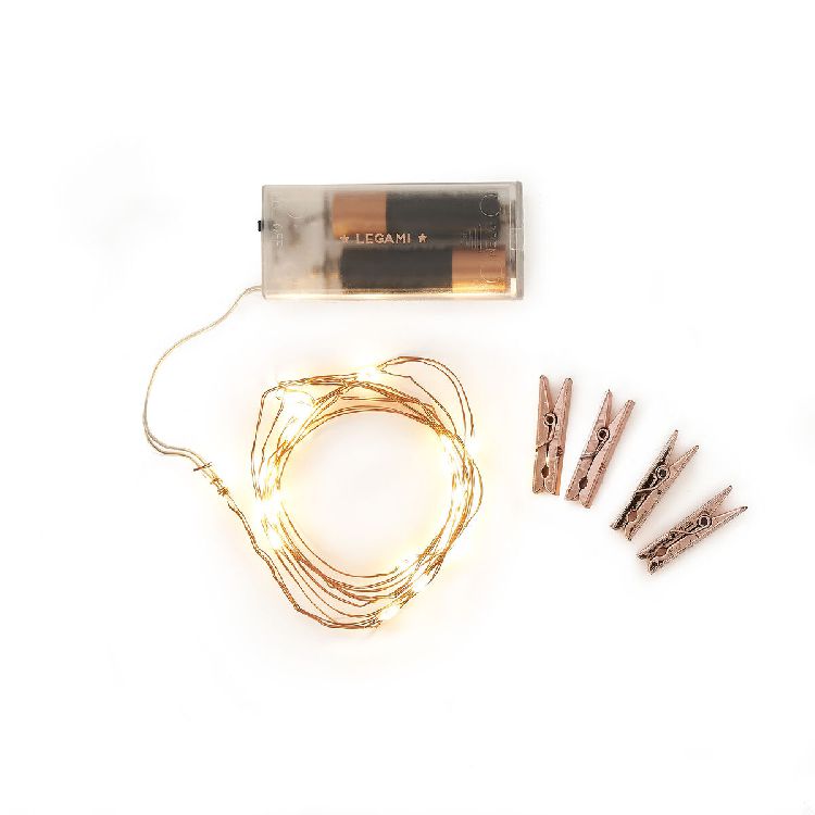 Fotokoord Legami Copper Wire Lights With Photo Holder Clips
