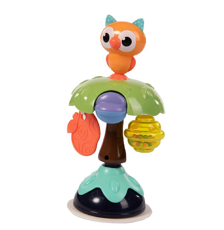 Speelgoed voor de eetstoel BoJungle B-Suction Toy Smart Owl