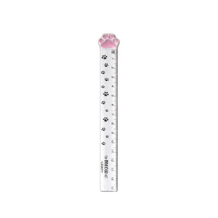 Lat Legami Meow - Ruler, 15 cm | Meow