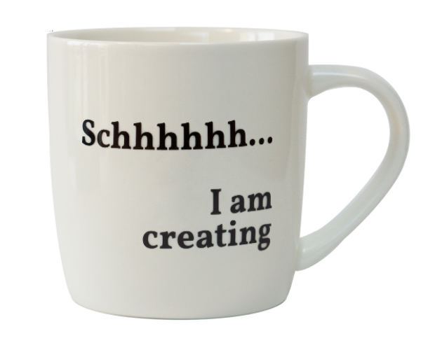 Drinkbeker Arthur & Gusti Schhhhh ... I Am Creating | Mug