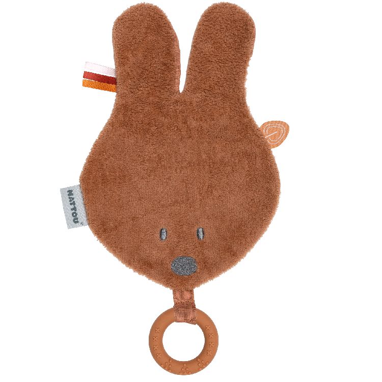 Knuffel Nattou Doudou Bonnie the bunny, knuffeldoek / doudou | Susie & Bonnie