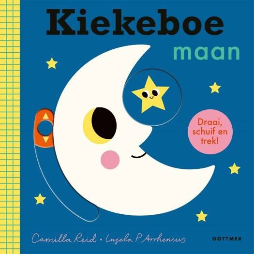 Boek De Vier Windstreken Kiekeboe Maan, leesboek