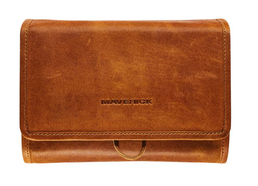 Toilettas MAVERICK Leather Hangable Toilet Bag | New Men