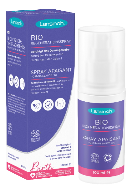Na de bevalling Lansinoh Verzachtende spray voor het perineum
