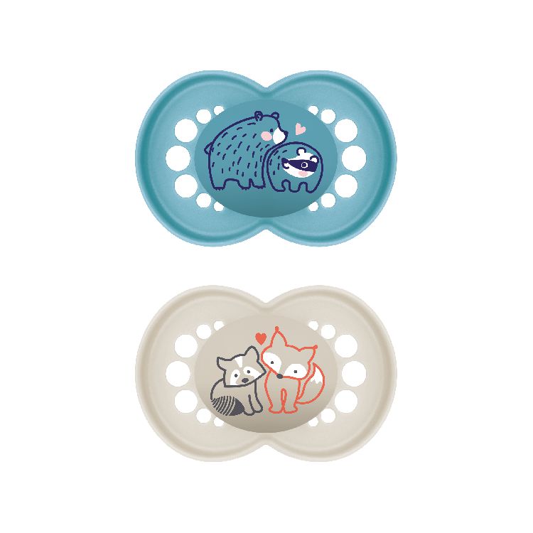 Fopspeen MAM | Original Pure Latex Planet Love Collection 16M