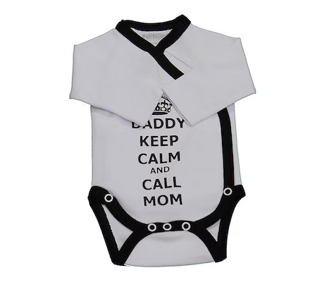 Body PetitVillain Daddy keep calm and call mom