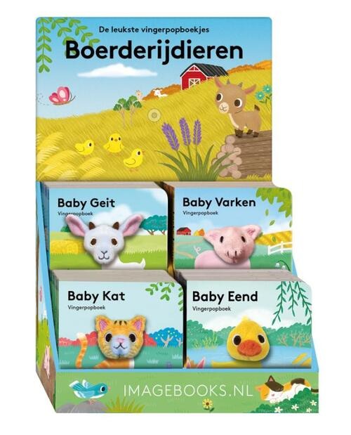 Boek IMAGE BOOKS Vingerpopboekjes - Boerderijdieren, leesboek