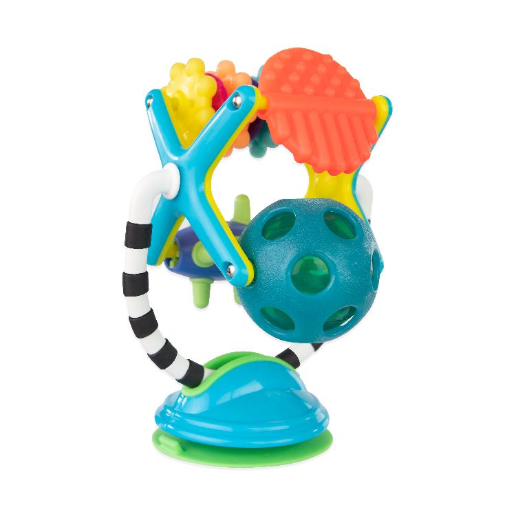 Speelgoed voor de eetstoel Sassy Teethe & twirl sensation station | Tray Toys