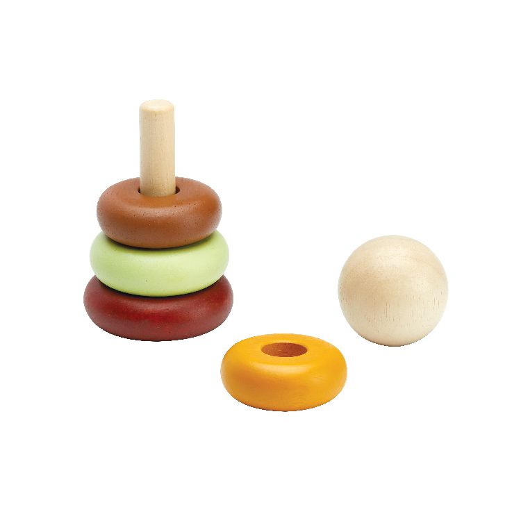 Stapelpyramide Plan Toys First Stacking Ring | Modern Rustic
