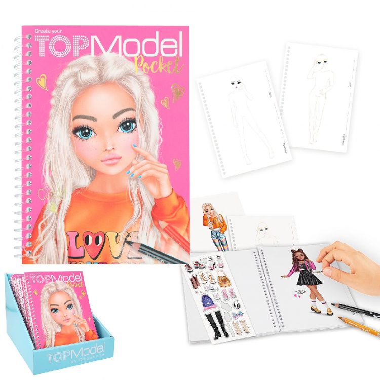 Boek TopModel Pocket Kleurboek, kleurboek
