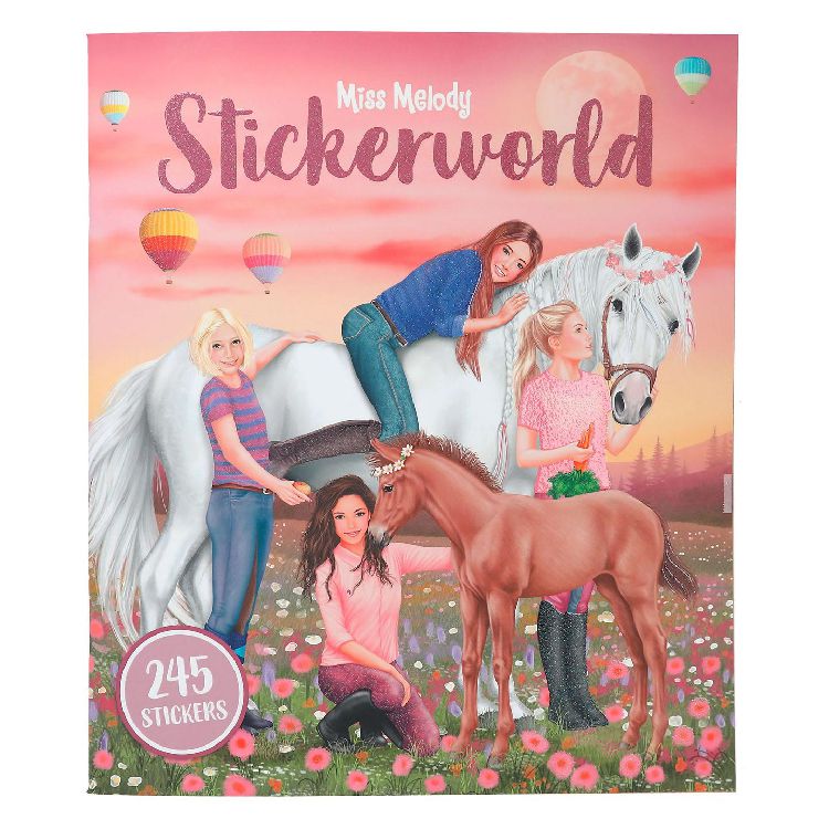 Boek Miss Melody Stickerworld, stickerboek