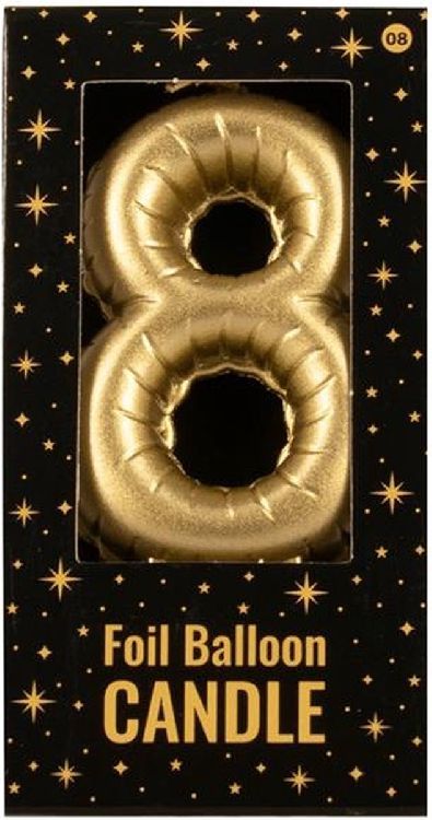 Feestartikelen PD Party Foil Balloon Candles - 8, kaars