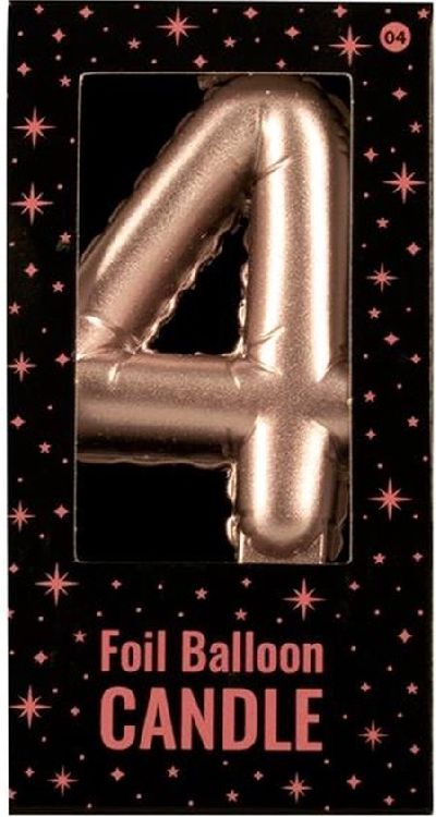 Feestartikelen PD Party Foil Balloon Candles - 4, kaars