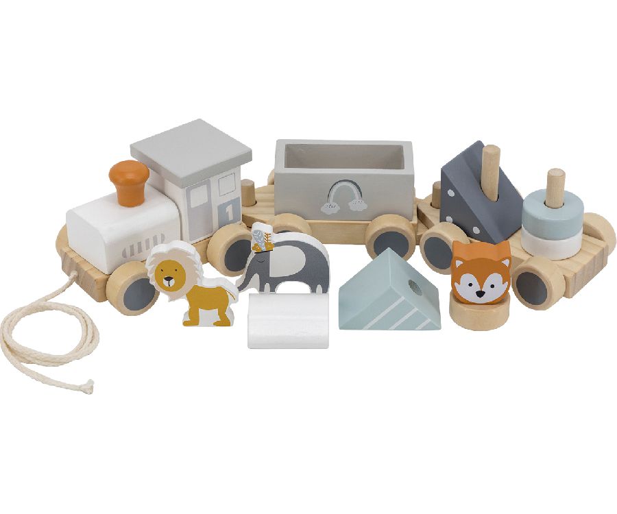 Blokken Tryco Houten Circustrein | blokkentrein