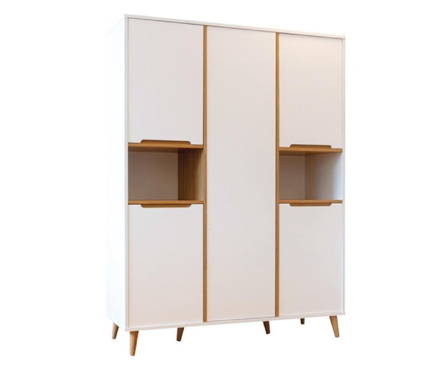 Kast Pericles, Boho White, 5-deurs
