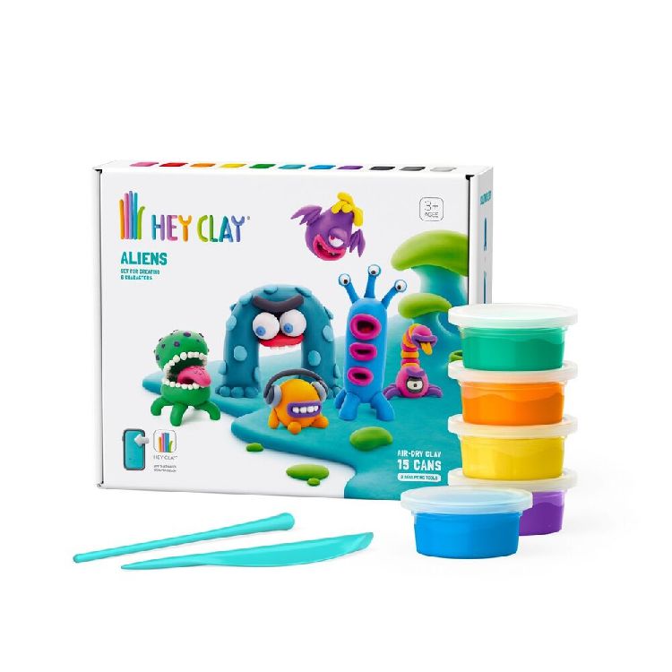 Boetseerklei Hey Clay Aliens