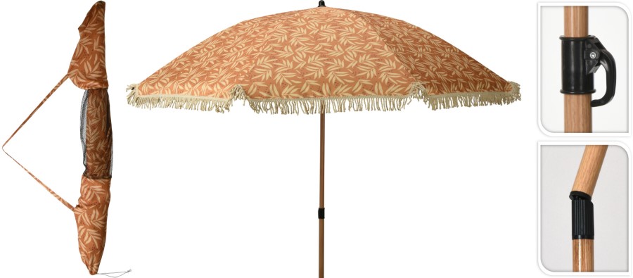 Parasol Strandparasol, ochre, 172 x 200 cm